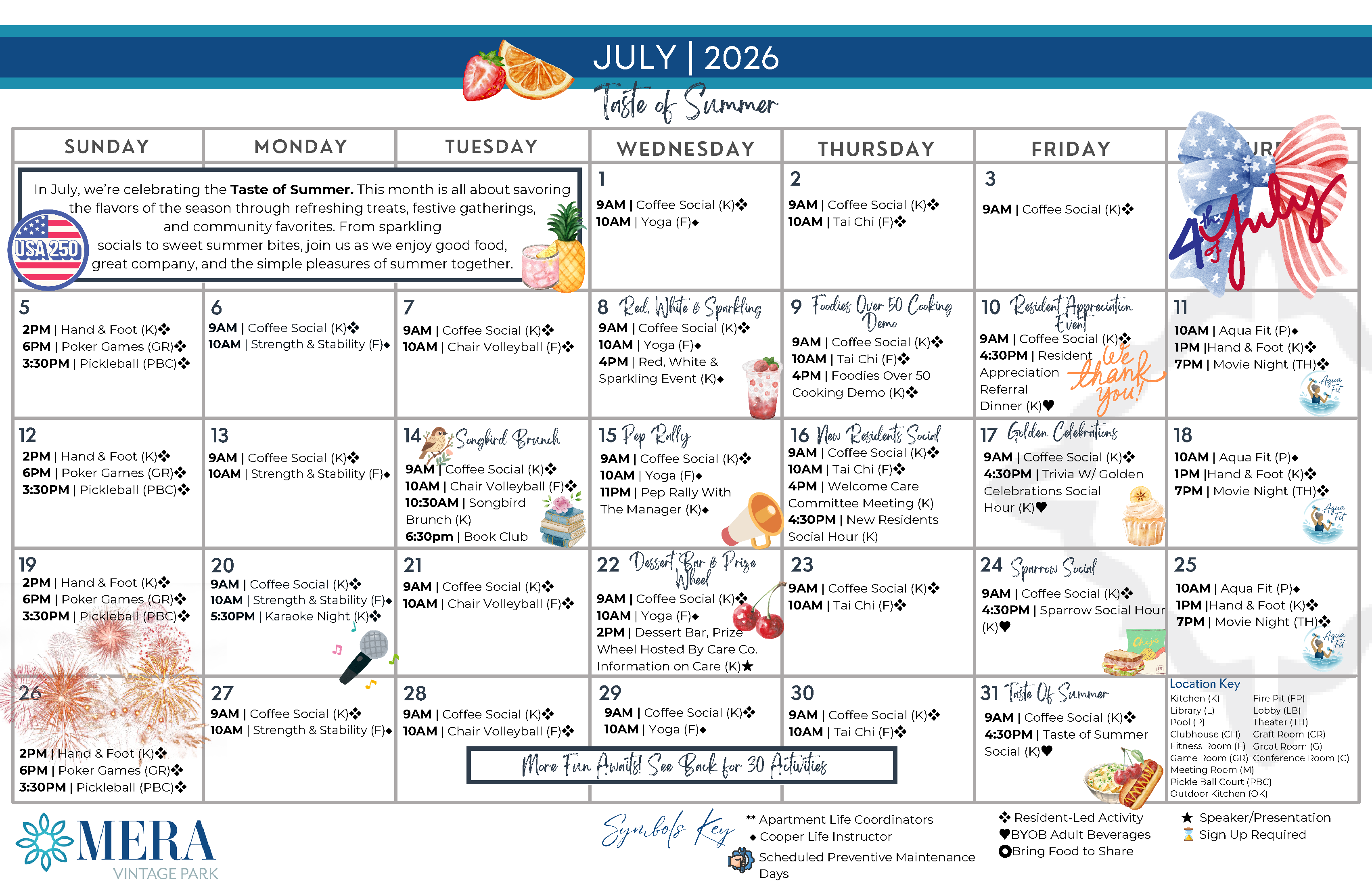 Resident Calendar
