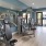 a gym with exercise equipment