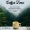 a poster with trees and a coffee mug