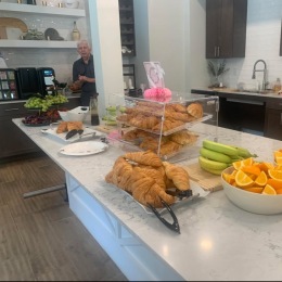 The essence of exceptional living a table of fruit and breakfast items