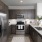 a kitchen with stainless steel appliances